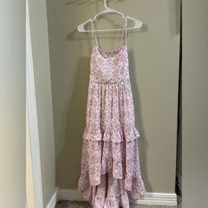 Floral Pink Maxi Dress